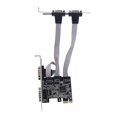 thumbnail image 1 of Txb071 Pci pour Carte Express Add On 4 Ports Série Riser Multi Rs232 Db9 Com Pcie Adaptateur d'Extension, 1 of 5