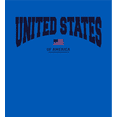 thumbnail image 2 of Americana United States of America Flag Men's Blue Crew Neck Short Sleeve Tee-3XL, 2 of 2