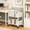 White, variant on FeiFu 3-Tier Mobile Organizer Cart,Rolling Kitchen Storage for Spices Cleaning Supplies with Locking Wheels Living Room Office Bathroom Storage White