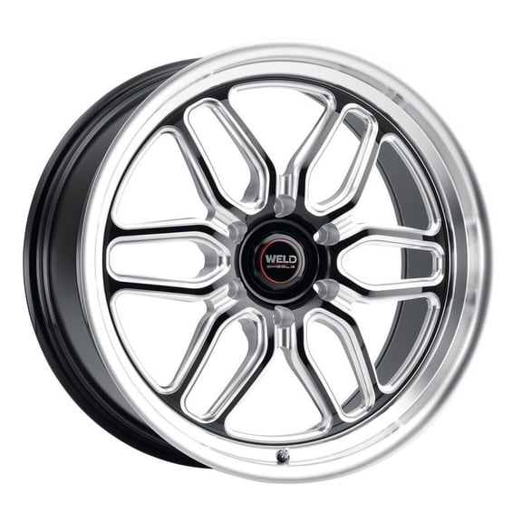 17x11 WELD Performance S153 Laguna 6 Drag Gloss Black Milled Wheel 6x5 (36mm)