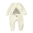 thumbnail image 3 of Shadoumai Matching Family Christmas Pajamas For Couples, Xmas Tree Print Tops Long Sleeve Holiday Sleepwear Sets For Mom Dad Fall Clothes, 3 of 6