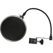 Audio 2000S AWS4071 7.4" Dual Screen Clamp on Microphone Pop Filter Wind Screen