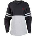 thumbnail image 2 of Women's Black/Heather Gray Washington State Cougars Pom Pom Long Sleeve Jersey, 2 of 3