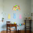 thumbnail image 1 of Easter Decorative Wreath with Bunny Paper Door Hanger for Easter Party Decorations, 1 of 3