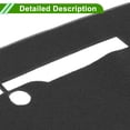 thumbnail image 6 of Unique Bargains Dash Cover for Chevy Silverado 2014-2018 Non-Slip Center Console Dash Cover Mat Polyester Silicone Gray, 6 of 7