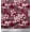 Burgundy, variant on Soimoi Silk Fabric Leaves & White Flower Floral Printed Fabric 1 Yard 42 Inch Wide