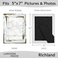 thumbnail image 2 of Langdon House 5x7 Distressed White Picture Frames, Farmhouse Style, 6 Pack, Richland Collection (US Company), 2 of 6