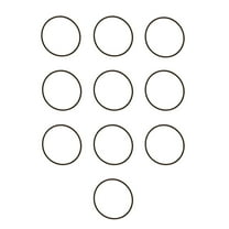 RAParts Set of 10 Gasket 184182M3 Fits Massey Ferguson Tractor 178 565 250 543 65 390 290 675 461 375 690 185 360 188 155