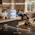 thumbnail image 5 of SENIX 2-in-1 Nugget Ice Maker Countertop with Cold Water Dispenser – Low Noise, 33 lbs Daily Output, 5-Min Self-Cleaning, Chewable Crushed Ice, 5 of 12