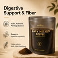 thumbnail image 5 of Nature's Key Daily Metabo Coffee, Metabolism Support Instant Black Coffee with MCT, Fucoxanthin & Green Coffee Bean Extract, Sugar-Free Energy Dietary Supplement, 7-Day Pack (14 Sachets Total), 5 of 12