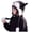 Black, variant on Quealent Winter Hats for Kids, Girls Penguin Knit Plush Warm Hat, Skiing Winter Caps with Warm Ear Flap, Cute Penguin Hat for Kids (Beige, 2-8 Years)
