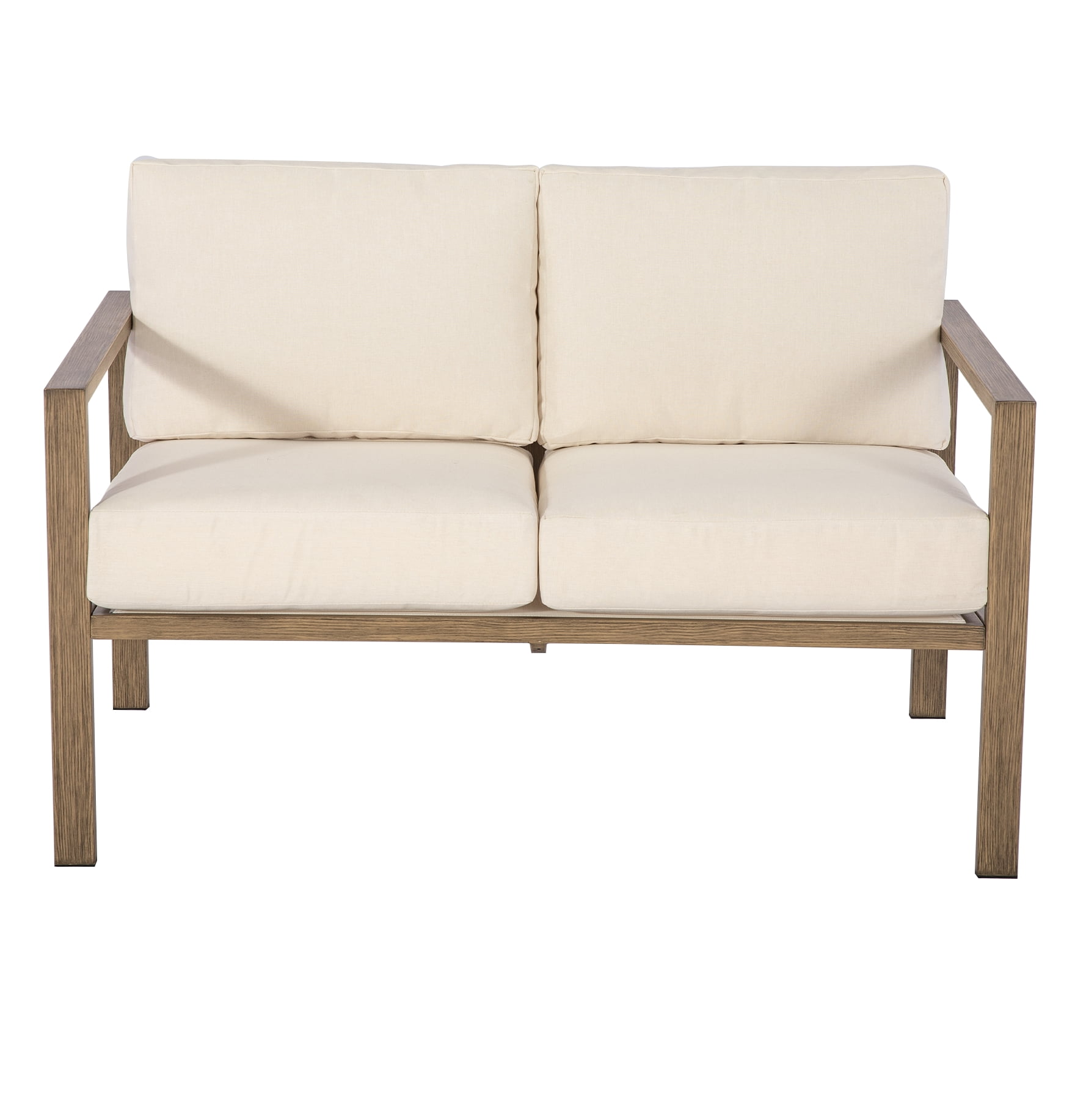 Mainstays Dashwood 4-Piece Outdoor Patio Conversation Set, Cream