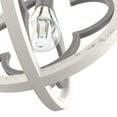 thumbnail image 4 of Open Box Hunter Fan Company Gablecrest 12" Rustic Concrete Light Pendant, White, 4 of 7
