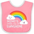 thumbnail image 3 of Inktastic Mimi's Little Ray of Sunshine Boys or Girls Baby Bib, 3 of 4
