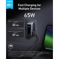 thumbnail image 2 of Anker Prime Power Bank, 9,600mAh Battery Pack with 65W Output, Black, 2 of 6