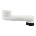 thumbnail image 4 of Tubo de drenaje de extensión de brida de inodoro con compensación flexible, palanca de brida de inodoro para lavabo de baño para sistemas de drenaje de plomería, desechos de 25cm Macarena Brida de inodoro compensada, 4 of 8