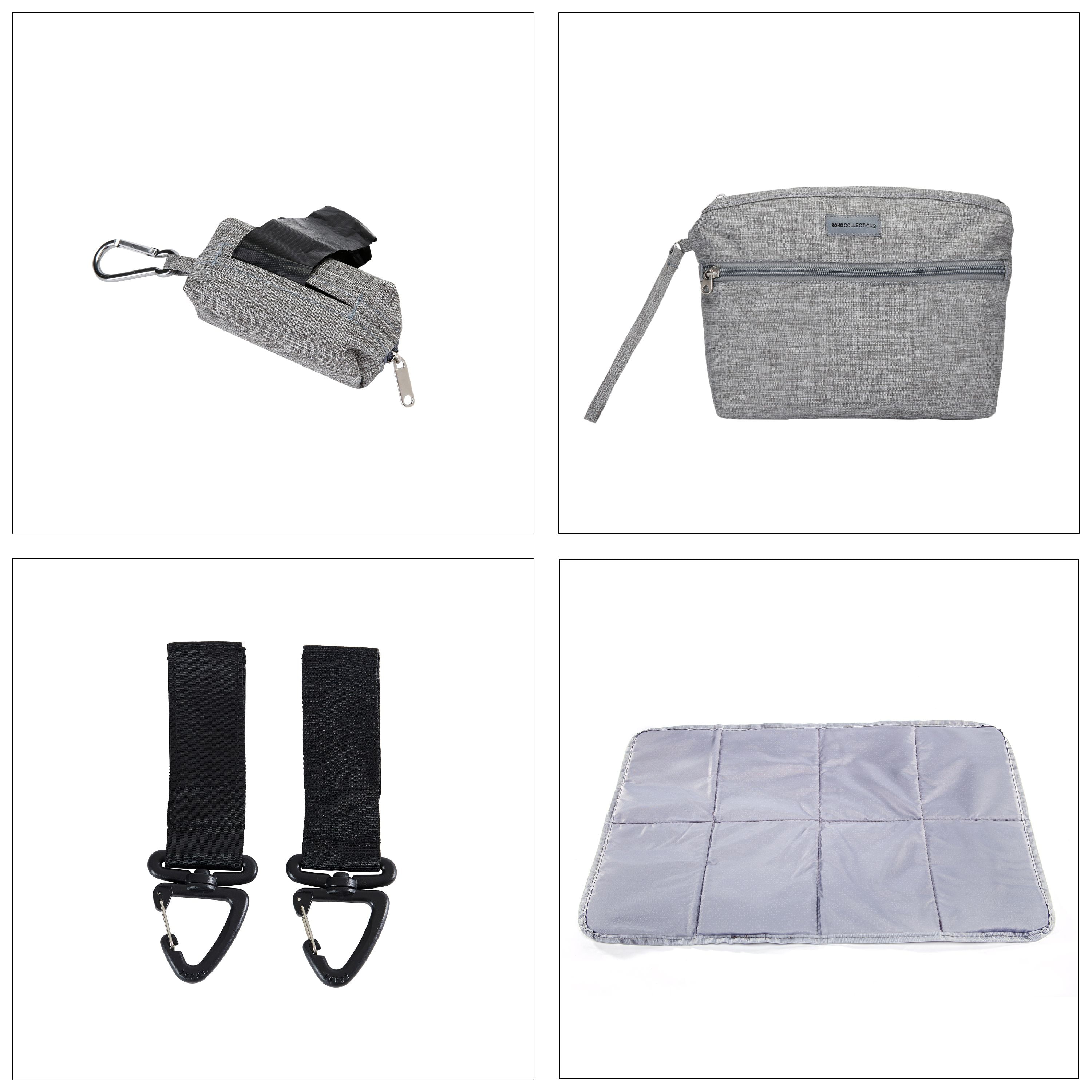 soho kenneth diaper bag