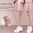 thumbnail image 2 of Absorción de impactos Presión Correr Saltar Cuerda Cinturón de rótula ajustable Rodillera Protección antideslizante transpirable Rodilla incorporada Doble silicona, 2 of 5