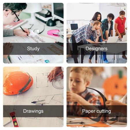 TB&W Geometric Ruler Drawing Template Measuring Draft Rulers (Clear ...