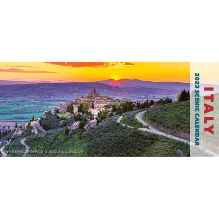 UPC: 0709786074204 | Italy 2023 Panoramic Wall Calendar