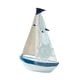thumbnail image 2 of Barco de vela en miniatura, escritorio de madera, adorno de barco de vela náutico para cocina, sala de estar, decoración, baño, chimenea, 2 of 9