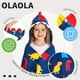 thumbnail image 3 of Toalla con Capucha OLAOLA Dinosaurio Colorido para Niños de 3 a 12 Años, 3 of 8