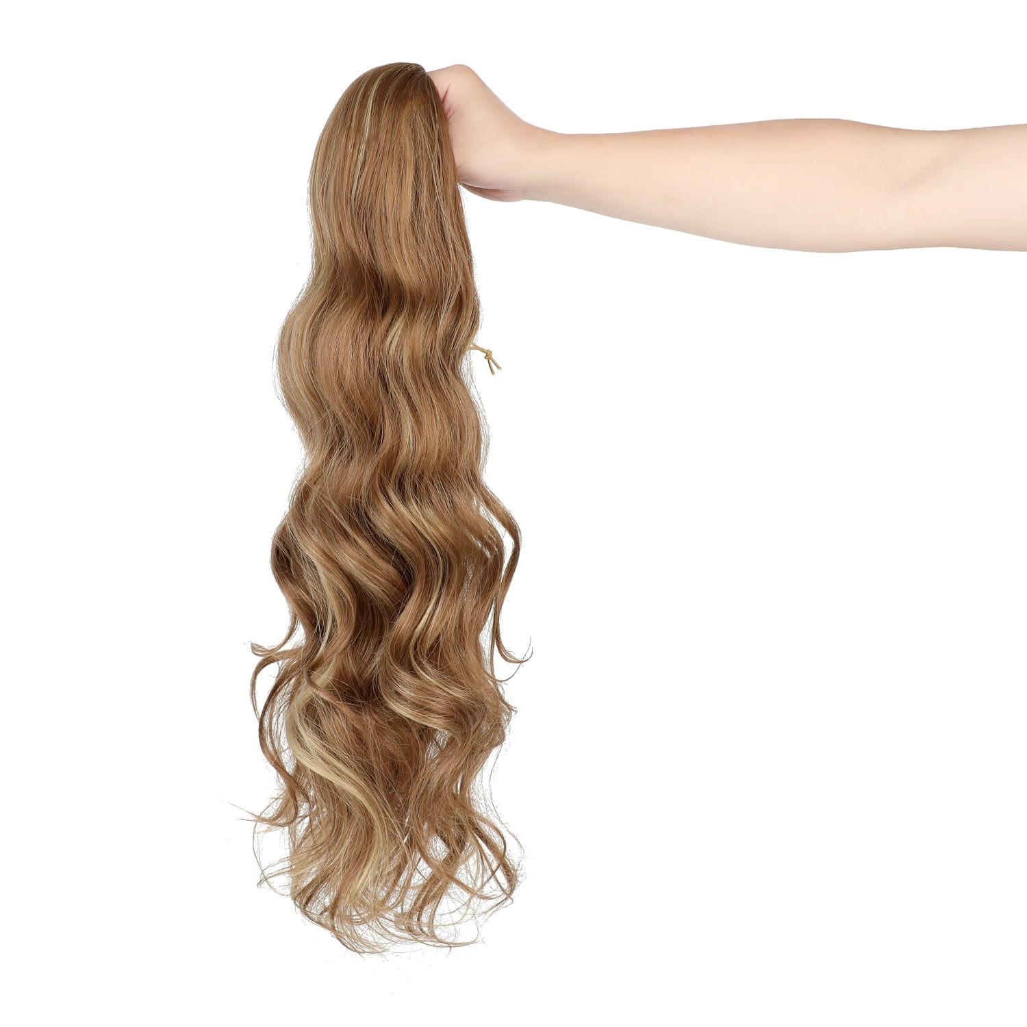 <span data-automation-id="product-title">Dulchany <font color="#0000FF"><b>22" Long Wavy Drawstring Ponytail</b></font>, Women Natural Soft Clip in Ponytail Extension Synthetic Hair Extensions Hairpie