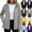 ZA-Gray-frostluinai hooded women raincoat, variant on Frostluinai Raincoat Women Waterproof Lightweight Hooded Trench Coats Full Zipper Button Windbreaker Travel Jacket with Pocket S-XXL
