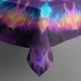 thumbnail image 5 of Colorful Tie Dye Mandala Pattern Square Tablecloth,Waterproof Square Table Cover,Wipeable Spillproof Washable Table Cover for Home Kitchen Party Decor 42"X42"(107x107cm), 5 of 6