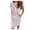 a-226Pink59, variant on VNKIDY Womens Crew Neck Short Sleeve Midi Sheath Dress With Striped Print Self Tie Waist Belt Side Pockets Bodycon Fit For Office Wear Date Casual Summer Wear Lightweight Dress