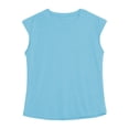 thumbnail image 3 of TiaoBug Men's Workout Tank Tops Sleeveless Cut Off Gym Shirts Athletic Running Beach Vest Light Blue 4XL, 3 of 5