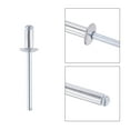 thumbnail image 3 of Unique Bargains 5mm Diameter 10mm Grip Length Silver Tone Aluminum Blind Rivets 60 Pack, 3 of 4