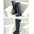 thumbnail image 4 of Bnwani Womens Boots Thick Wedge Casual Snow Boot Blue Size 8.5, 4 of 7
