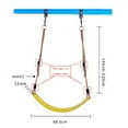 thumbnail image 3 of HILABEE Kids/Adults Heavy Duty Disc Swing Seat Rope Climbing Ladder Backyard Outdoor Toy Yellow, 3 of 7