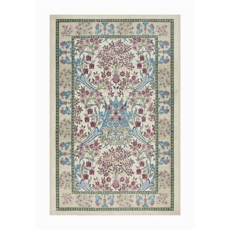 Better Homes & Gardens Beige Hannah Flowing Floral 30 x 46 Accent Rug