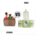 thumbnail image 5 of 1 Pcs Travel Makeup Bag Travel Toiletry Organizer Makeup Brush Holder Waterproof Oxford Cloth Green, 5 of 7