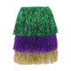 thumbnail image 1 of Falda de hierba de color carnaval para mujer, vestido de fiesta con flecos, accesorios decorativos, protector facial de poliéster para mujer, 1 of 7