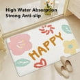 thumbnail image 4 of EUDIDV Quick-Dry Carpet Soft Bedroom Carpet Thickened Carpet Room Small Carpet Bathroom Carpet Non Slip Carpet Water-Absorbing Rug, 4 of 5