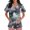 Blue_007, variant on Women Halloween Scrubs Shirts Pumpkin Printed Casual Soft Stretchy Short Sleeve V Neck Tee Shirts Breathable Nurse Uniforms Top with Pocket Gray XL