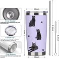 thumbnail image 5 of Cat Tumbler Stainless Steel Insulated Travel Coffee Cups with Lid and Straw,Ideal Gift for Cat Dad/Mom, 5 of 6