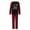 Black(Mom), variant on HAiming Family Pajamas Matching Sets Christmas Printed Long Sleeve Tops Pants Xmas Holiday 2 Piece Outfits Sleepwear