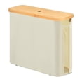 thumbnail image 4 of Portarrollos de papel higiénico plegable para dormitorio Beige, 4 of 9