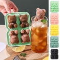 thumbnail image 1 of Moldes De Silicona Para Cubitos De Hielo Molde de silicona verde militar de 1 pieza,bandeja plegable para cubitos de hielo,ideal para paletas y gelatina. Rkxzt, 1 of 9