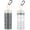 Gray, White, variant on Lsupdaol 2 Pcs Portable Protein Powder Container 4 Stackable Leakproof Dispenser with Funnel