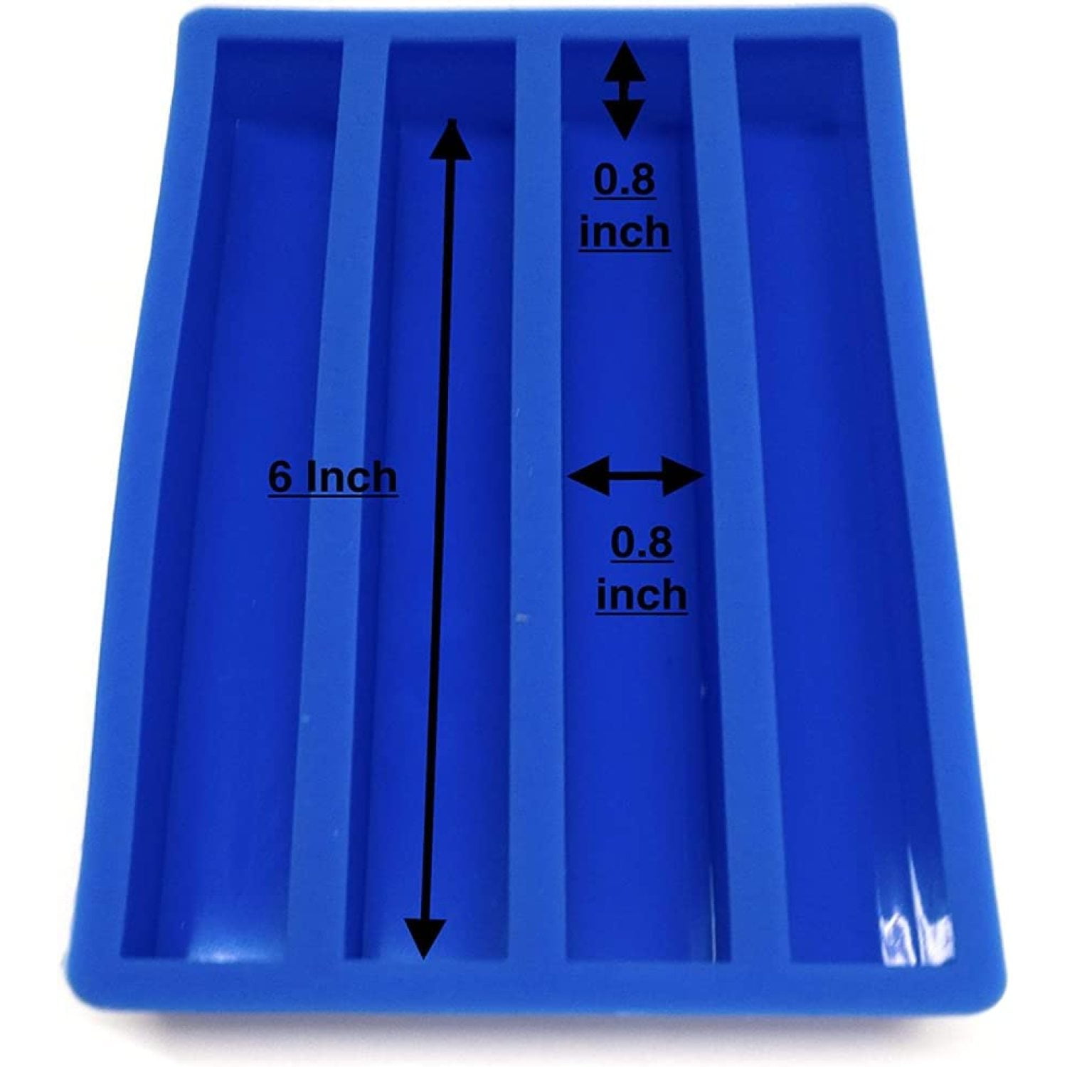PKM Blue Pen Blank Mold Silicone 4 Cavities for Pen Blank Resin