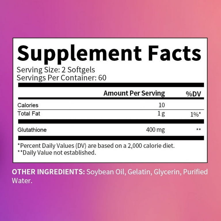 usana glutathione capsule Amazon.com: 2400 MG Liposomal Glutathione Softgels, Max Absorption, Active  Form L-Glutathione Reduced (GSH), with Hyaluronic Acid, Resveratrol, Master  Antioxidants for Detox, Brain, Immune System, 360 Softgels : Health &  Household