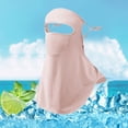 thumbnail image 1 of Colaxi Protection Solaire Cache-Visage Respirant pour Femmes Sport Extérieur Conduite Voyage Escalade Rose, 1 of 8