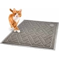 thumbnail image 2 of Pawkin, Cat Litter Mat With Litter Lock Mesh Design, Extra Large, Gray, 2 of 7