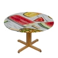 thumbnail image 3 of Tropical Fruit Table Cloth Watermelon Cool Sweet Summer Round Tablecloth for Dining Room, Party, Banquet, 3 of 8