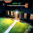 thumbnail image 3 of Focos solares Intelamp, 2000 mAh, 2000 lm, IP65, control remoto, 3 of 8